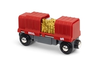 BRIO World Wagon Towarowy ze Złotem