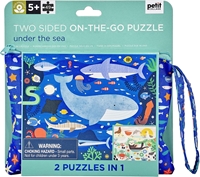 Petit Collage Puzzle Dwustronne w Torebce