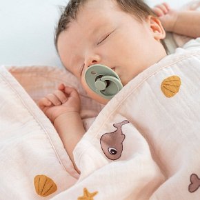 Done By Deer Kocyk Muślinowy Wally Powder GOTS