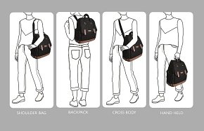 Babymel Torba Plecak Robyn Navy Stripe