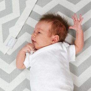 Shnuggle Kocyk Tkany dla Dziecka 90x70cm Grey