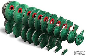 Eugy Układanka Eko 3D Tiki