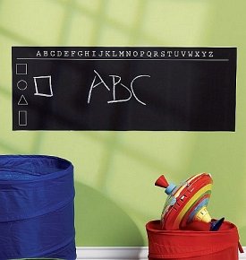Wallies Naklejki Tablica Kredowa Alfabet
