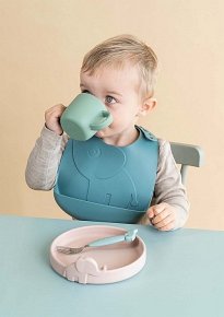 Done by Deer Peekaboo Kubek Silikonowy Croco Green