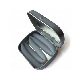 GoSili Słomka Silikonowa X-Long w Etui Fog