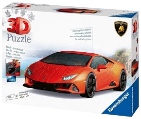 Ravensburger Puzzle 3D Pojazdy Lamborghini Huracan Evo 108 el.