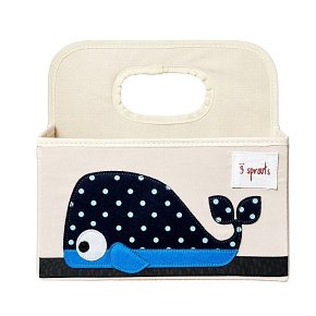3 Sprouts Organizer na Pieluszki Wieloryb