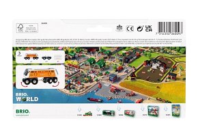 BRIO Pociąg Drewniany z Wagonem Towarowym EDYCJA SPECJALNA