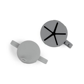 Done by Deer Peekaboo Kubek z Ustnikiem i Kubek na Przekąski Grey