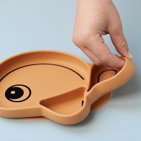 Done by Deer Talerzyk z Przyssawką Wieloryb Wally Mustard