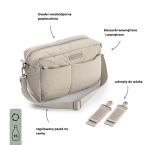 Done by Deer Torba do Wózka Pikowana Sand