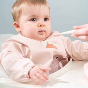 Done by Deer Śliniak z Rękawami 6-18m Playground Powder