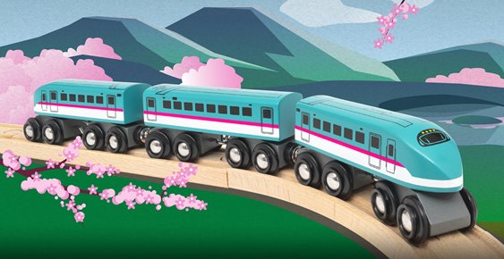 BRIO World Pociągi Świata - Shinkansen 