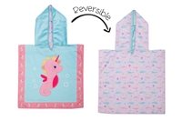 FlapJack Poncho Kąpielowe dla Dzieci Narwal/Konik Morski UPF50+