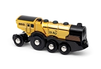 BRIO World Złota Lokomotywa Mighty Gold