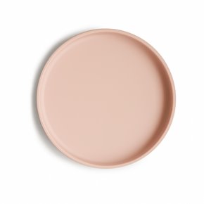 Mushie Silikonowy Talerzyk dla Dziecka z Przyssawką Blush