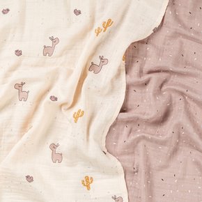 Done by Deer Pieluszki Bawełniane 65x65cm 2szt Lalee Powder