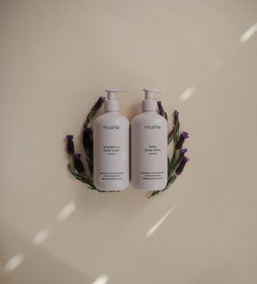 Mushie Balsam nawilżający dla dzieci i niemowląt Lavender 400 ml