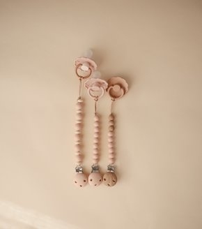 Mushie Zawieszka do Smoczka Luna Blush