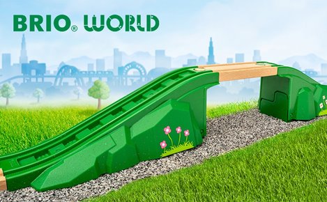 BRIO World Most Modułowy do Kolejki Drewnianej