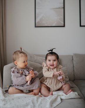 Mushie Szczoteczka do Zębów dla Niemowląt Flower Blush