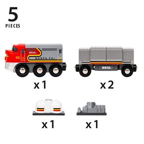 BRIO World Pociągi Świata - Pociąg Santa Fe w USA