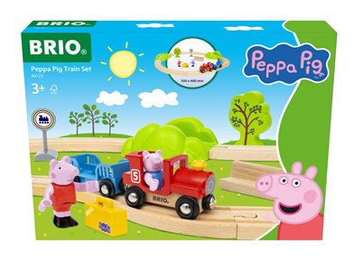 BRIO World Zestaw Kolejki Świnka Peppa 18 el.