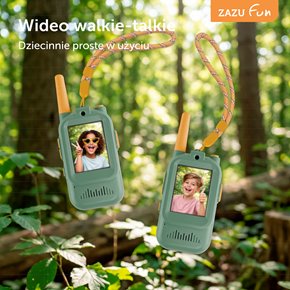 Zazu Fun Video Walkie Talkie dla Dzieci Sage