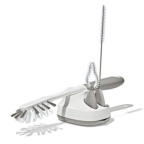 OXO tot Szczotka do Mycia Butelek z Akcesoriami Pebble