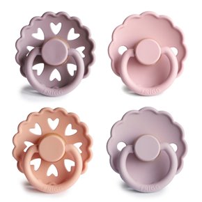 FRIGG Smoczki uspokajające zestaw 4 szt. kauczuk 6-18m Sunset Bli