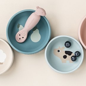 Done by Deer Miseczka Silikonowa 2 szt. Dotti Blue