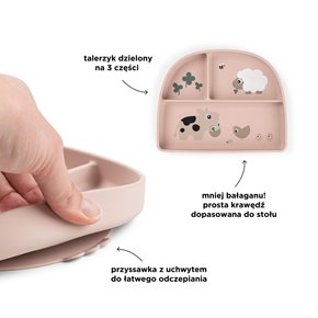 Done by Deer Talerzyk z Przyssawką i Podziałką Róż