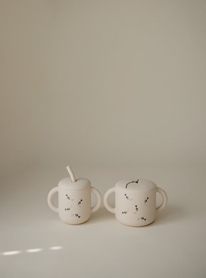 Mushie Kubek ze słomką 175 ml Bees
