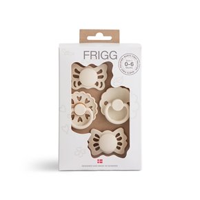 FRIGG Zestaw startowy: 4 smoczki uspokajające Floral Heart - Crea