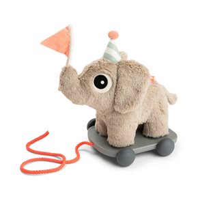 Done by Deer Zabawka do Ciągnięcia Słonik Elphee Sand