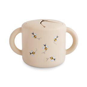 Mushie Kubek na Przekąski dla Dzieci 400 ml Bees