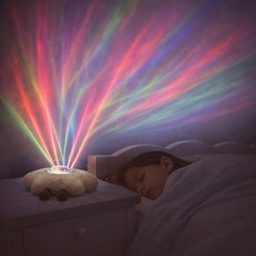 Zazu GAIA Projektor Zorzy Polarnej Beige