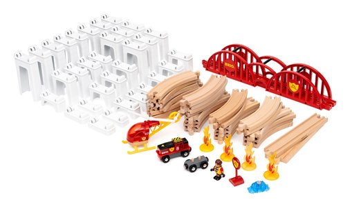 BRIO World Duża Kolejka Drewniana Mega Spirala