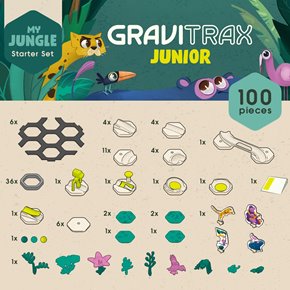 GraviTrax Junior Zestaw Startowy L Dżungla Jungle 100el.