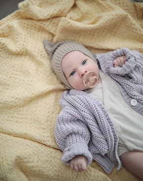 FRIGG Daisy Smoczek uspokajający 2-pak silikon 6-18m Blush / Crea