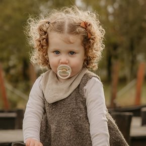 FRIGG Little Viking Smoczek uspokajający 2-pak silikon 0-6m Sage