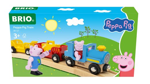 BRIO World Pociąg Świnka Peppa i Georg