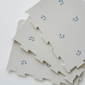 3 Sprouts Mata Piankowa EVA Blueberry Taupe - Puzzle Podłogowe