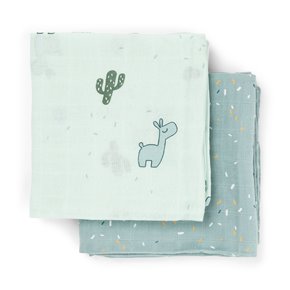 Done by Deer Pieluszki Bawełniane 65x65cm 2szt Lalee Blue