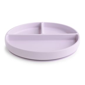 Mushie Silikonowy Talerzyk Dzielony dla Dziecka Soft Lilac