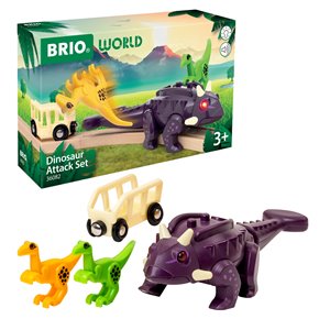 BRIO World Dino Zestaw Dinozaurów z Wagonikiem