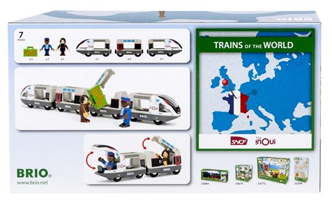 BRIO World Pociągi Świata - Pociąg TGV INOUI