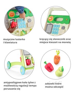 Skip Hop Zabawka Interaktywna Chodzik 5w1 Farmstan