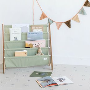 3 Sprouts Stojak na Książki Recycled Solid Green